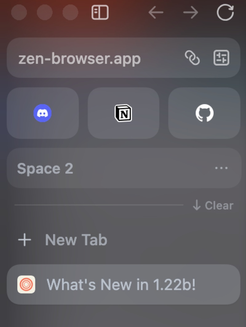 Rounded corner.