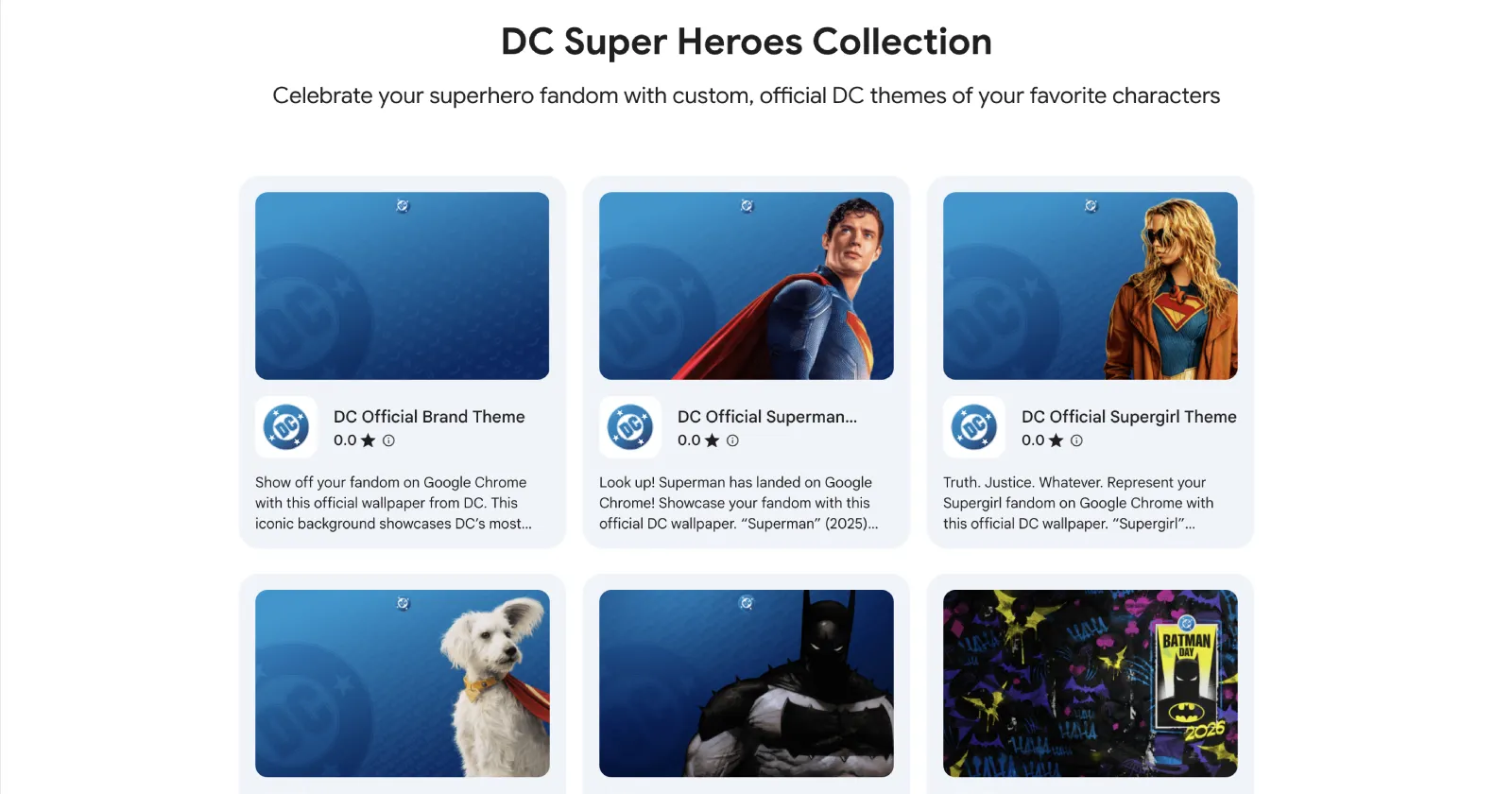 Google Chrome gets official DC superhero themes featuring Batman, Superman, and more