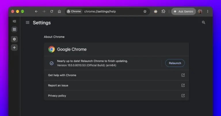 Chrome is testing an update system that patiently waits for your desk break