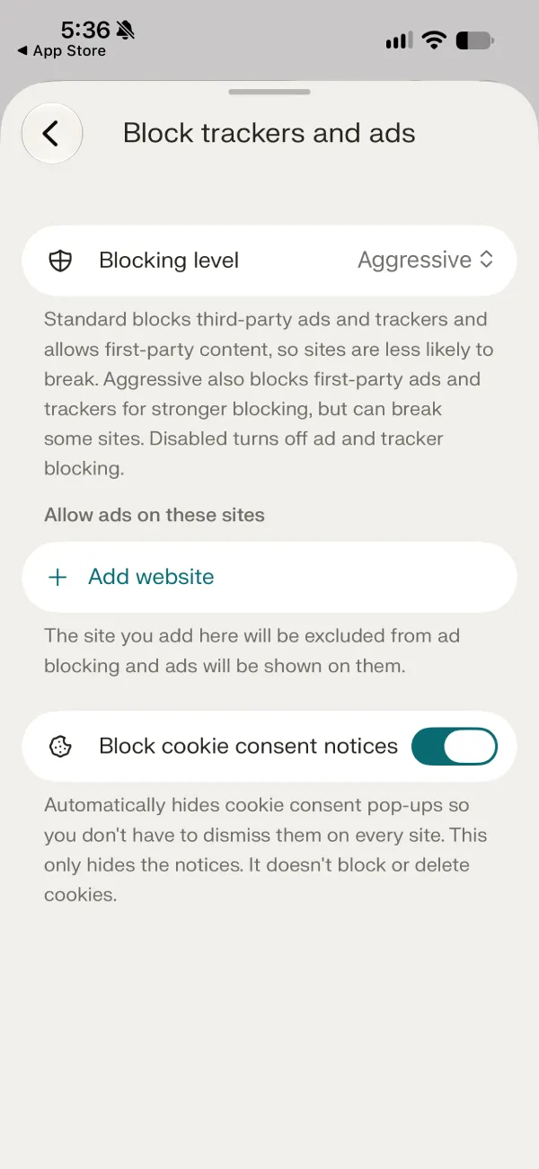 comet-browser-ad-blocker-page