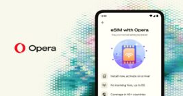 Opera for Android now includes a travel eSIM, and the first 3GB of data is free