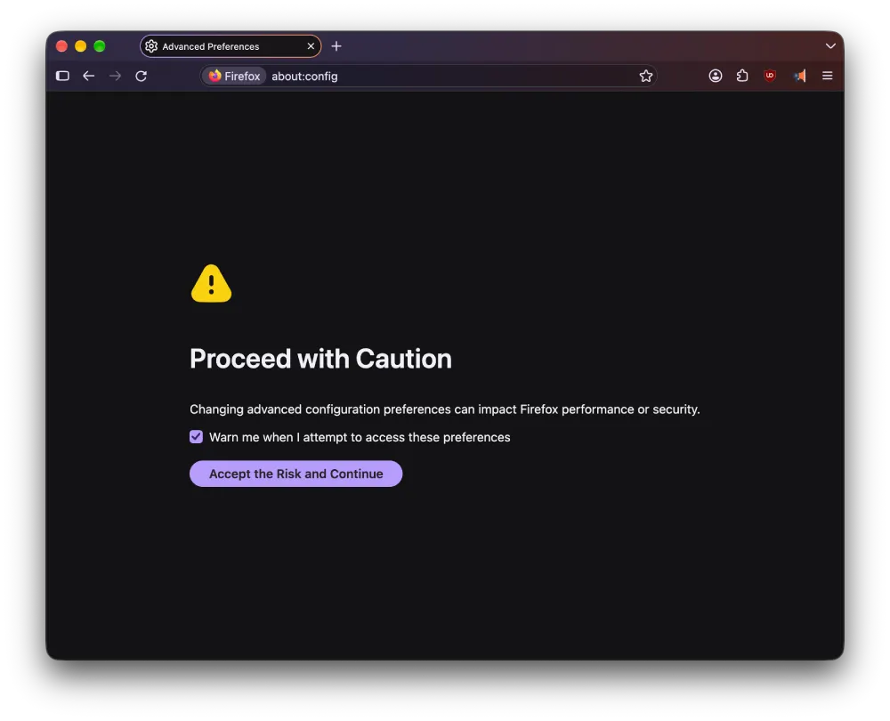 firefox-about-config-warning-page