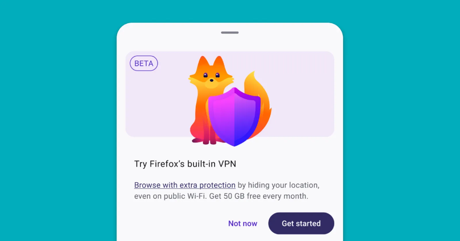 Firefox 156 begins rolling out on Android with built-in VPN alongside new media controls