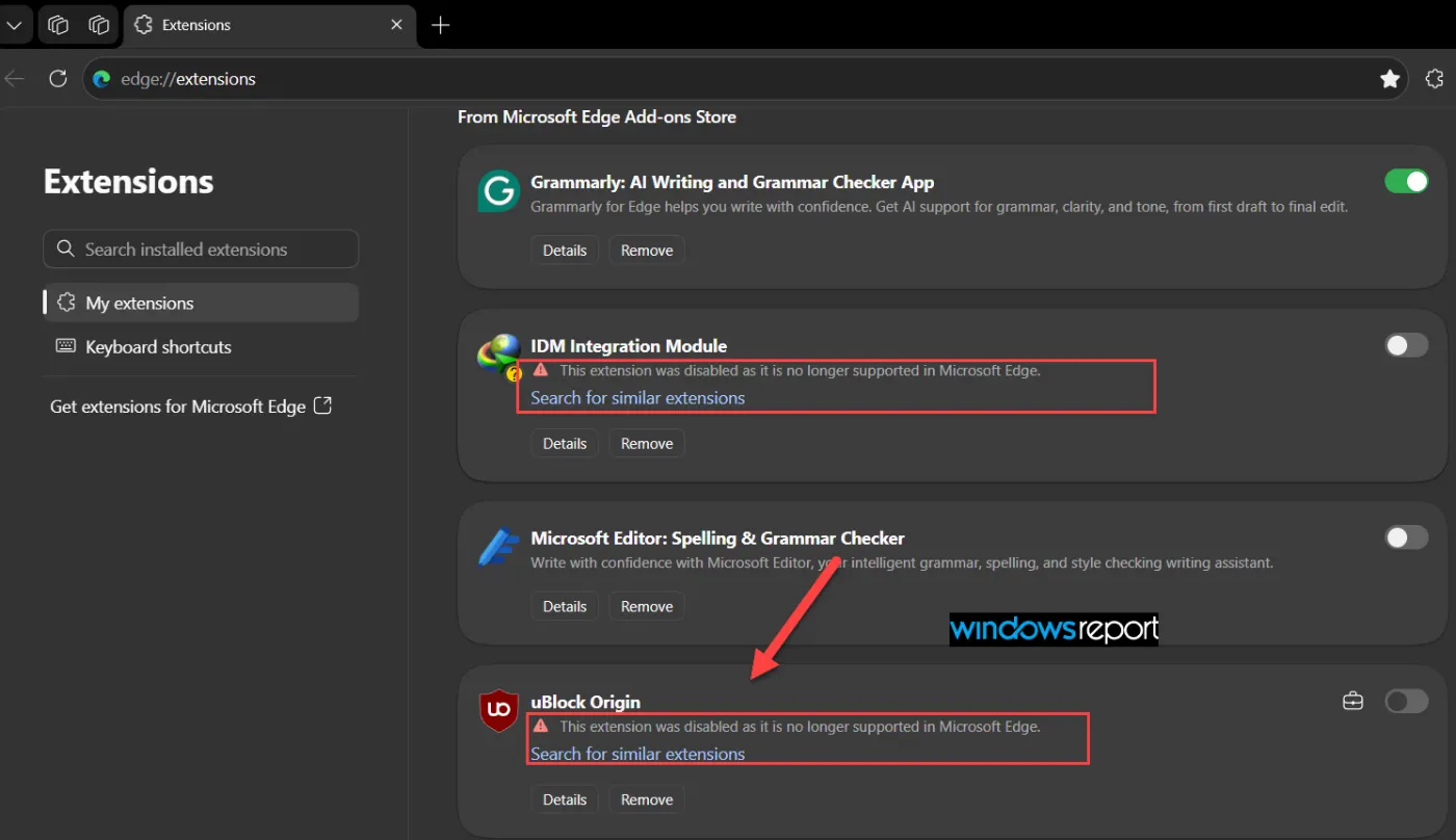 microsoft-edge-canary-mv2-ublock-origin-extension-disabled