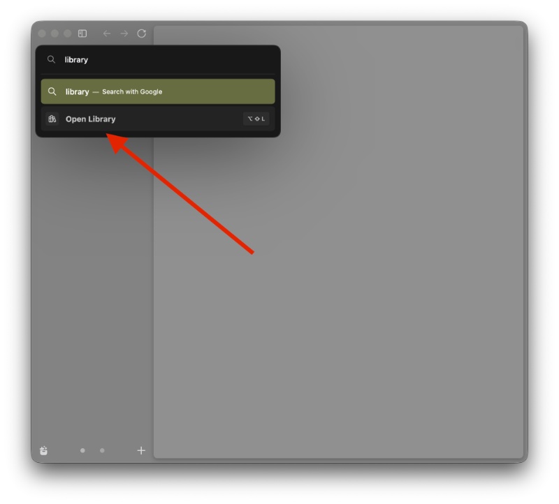 Open Library directly.