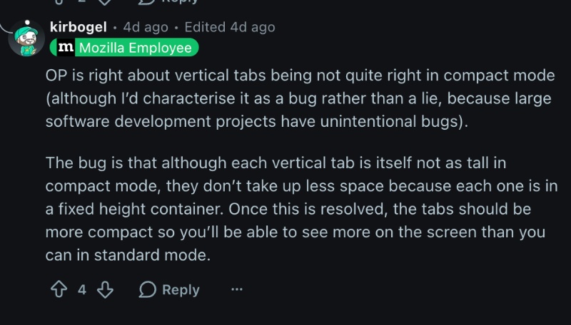 Description of the bug.