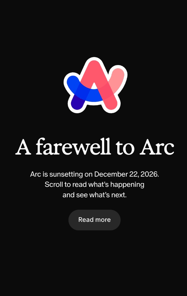 Farewell to Arc.