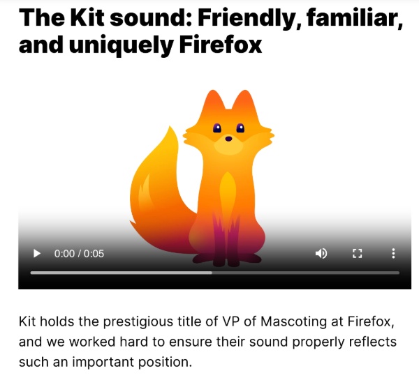 Firefox Kit sounds.