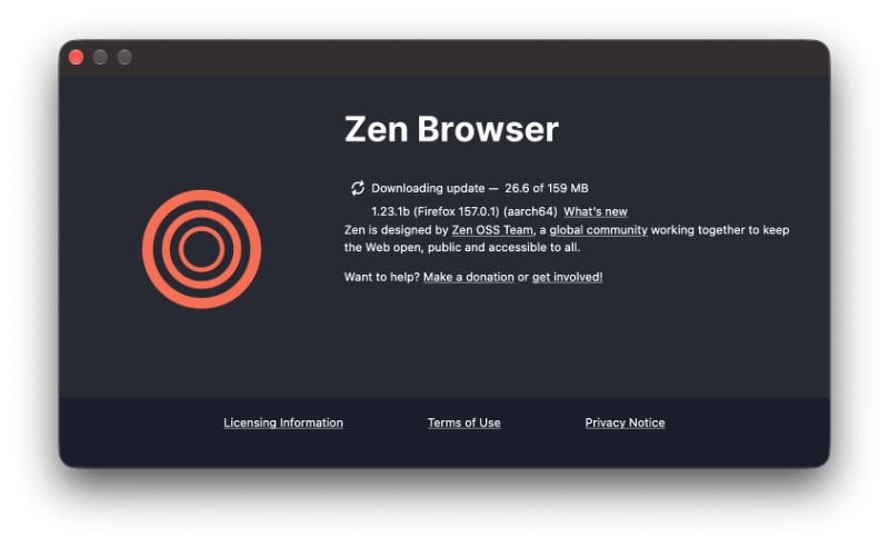 Latest Zen update.