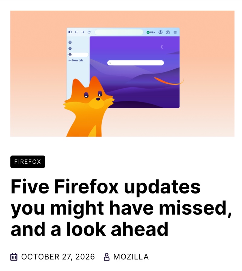 Mozilla Distilled.