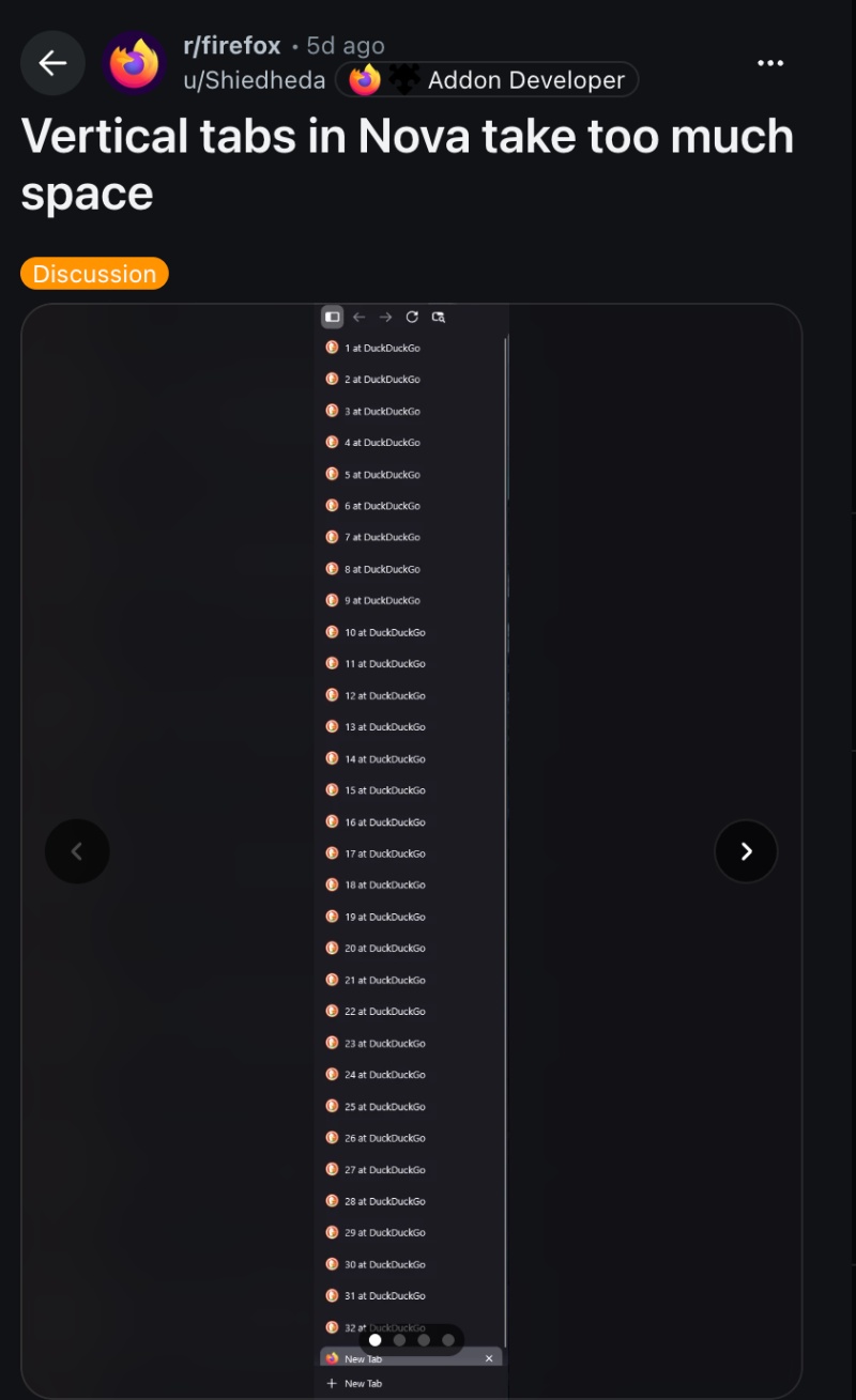 Nova redesign vertical tabs spacing issue.