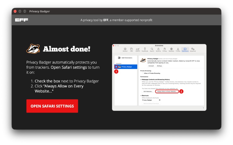 Enable in Safari.