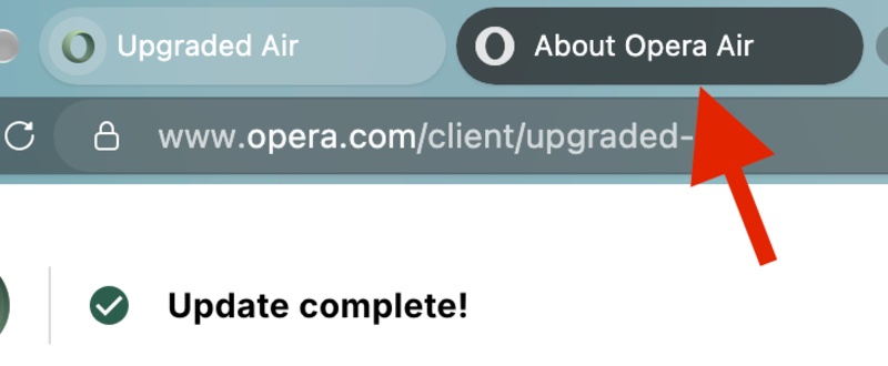 Opera Air UI design issues.