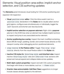 Chrome DevTools November 2026 update adds visual CSS anchor tools ...
