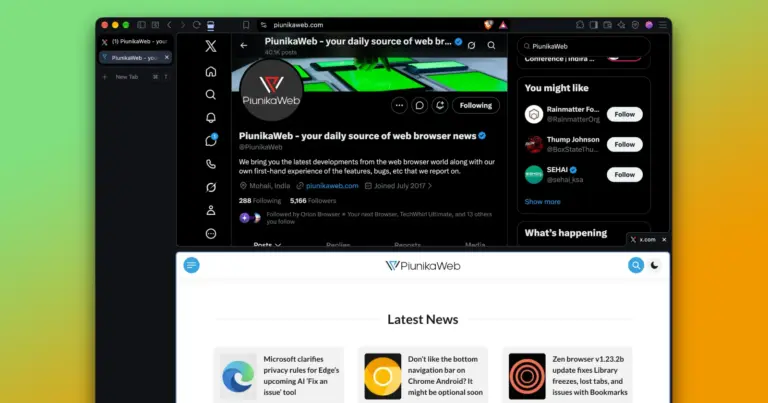 Brave browser now lets you stack split-view tabs on top of each other