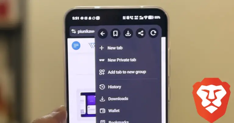 Recent Brave Android update breaks forward navigation for top toolbar users