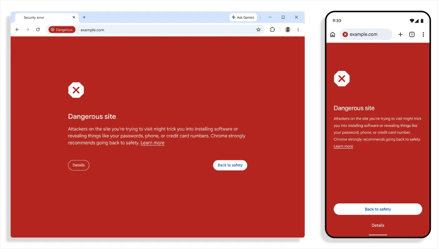 chrome-dangerous-site-warning