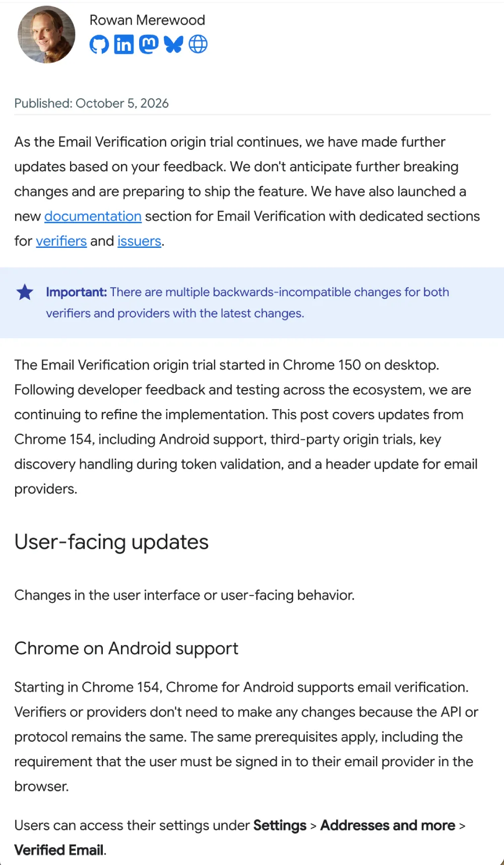 chrome-developers-blog-email-verification-update-october