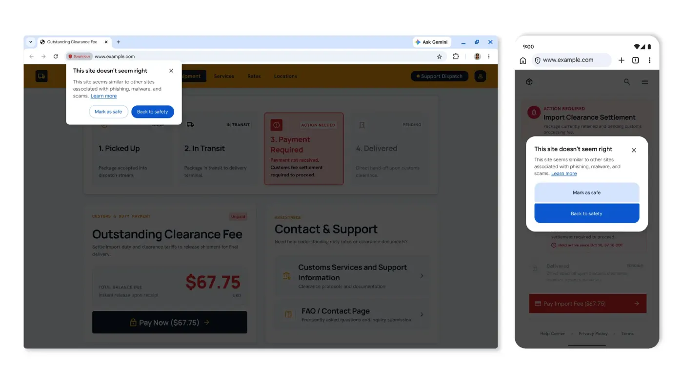 chrome-suspicious-warning-new-feature