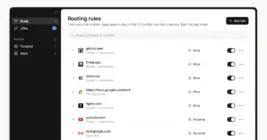 Someone built an Arc-style link router for Dia browser