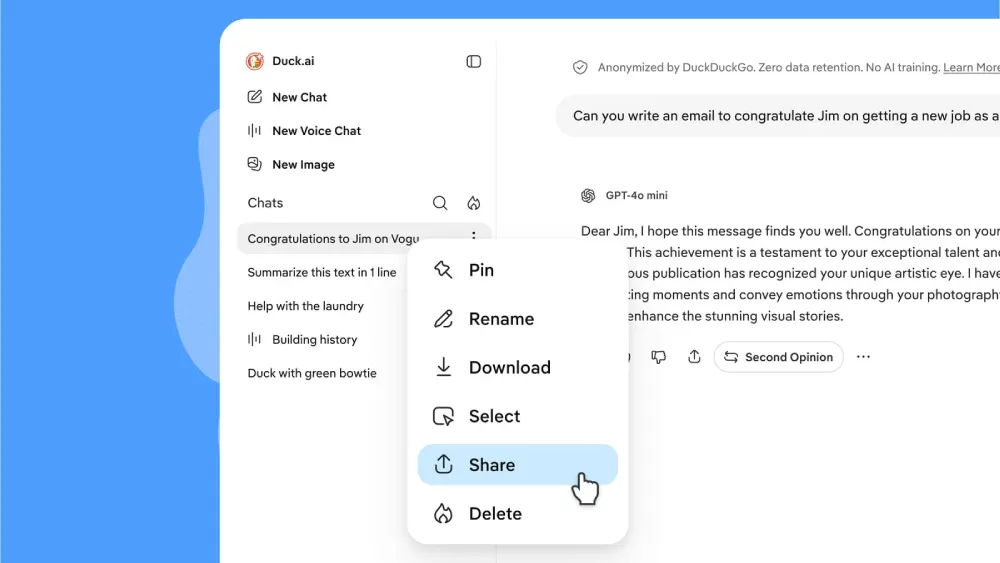 duck-ai-share-ai-chat-screen