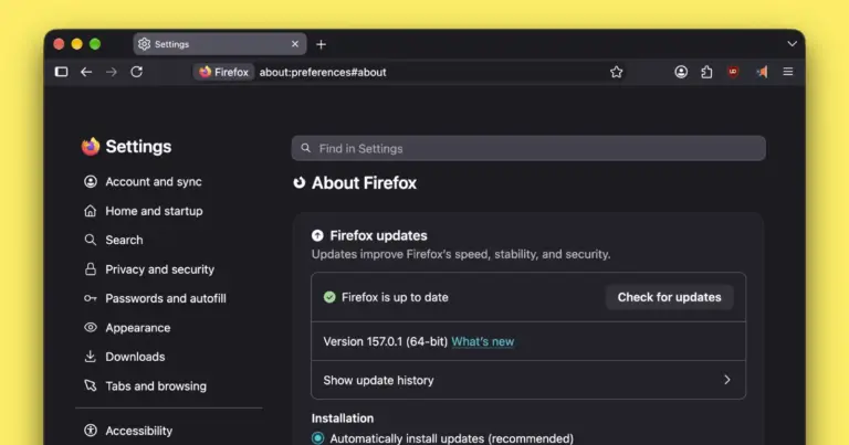 Mozilla releases Firefox 157.0.1 to fix macOS download bug and sidebar glitches