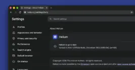 Helium browser picks up v0.19.4 update with private vault improvements and UI fixes