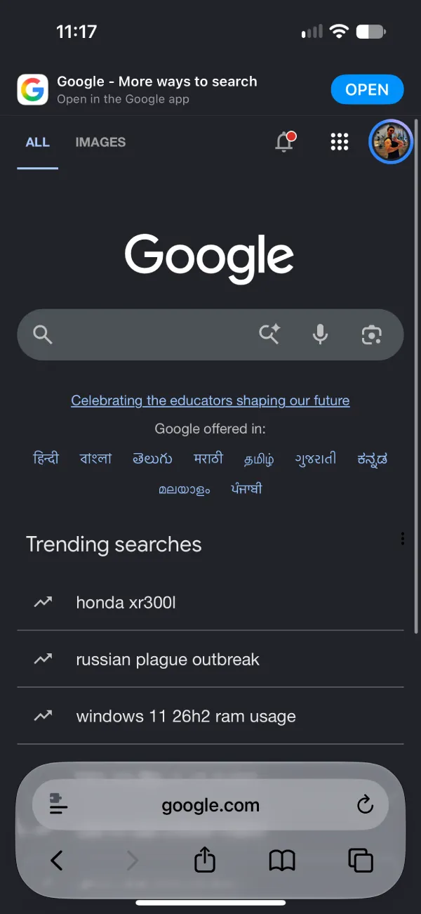safari-google-search-google-app-banner